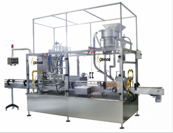 compact, machine de remplissage et de bouchage